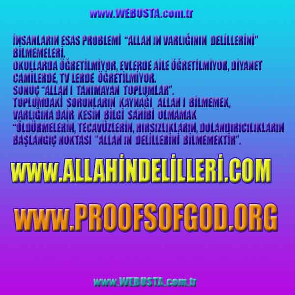 ALLAH ın delilleri